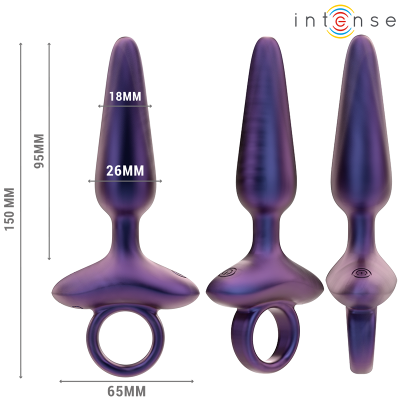INTENSE - MARLON PLUG ANAL VIBRANT MODÈLE 4 TÉLÉCOMMANDE – Image 4