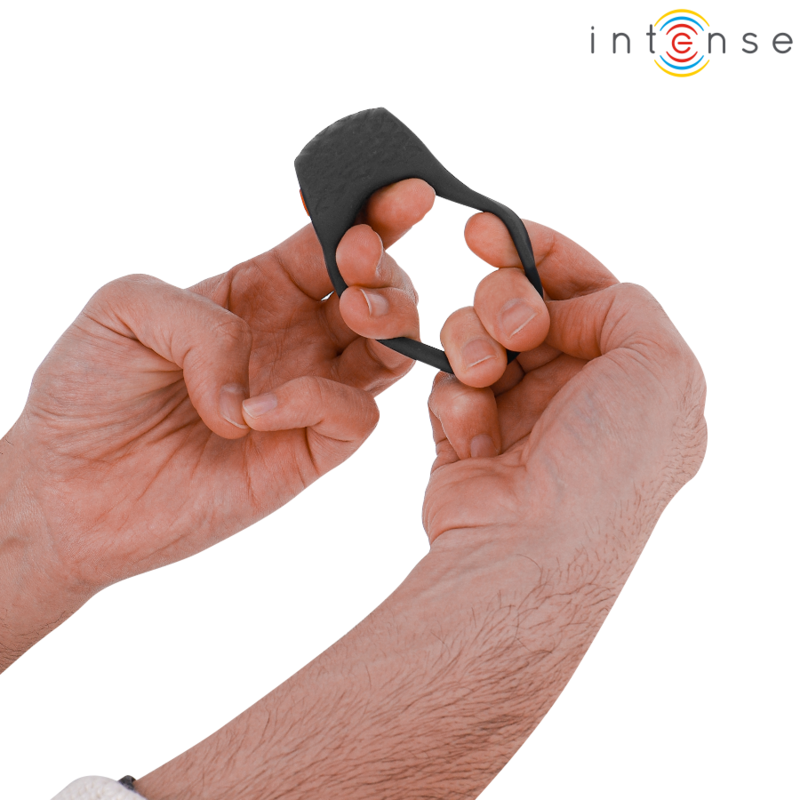 INTENSE - CLOVER VIBRATEUR ANNEAU PÉNIS 10 VIBRATIONS NOIR – Image 2
