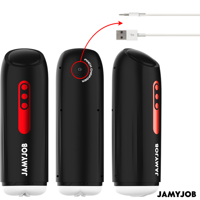 JAMYJOB - PHANTOM MASTURBADOR VAGINA AUTOMÁTICO 5 MODOS SUCCIONADOR Y EMPUJE - Imagen 5