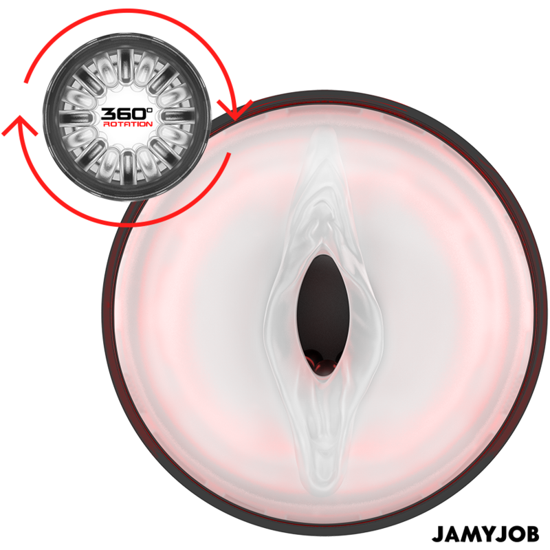 JAMYJOB - CYCLONE MASTURBADOR VAGINA AUTOMÁTICO 10 MODOS ROTACIÓN Y EMPUJE - Imagen 6