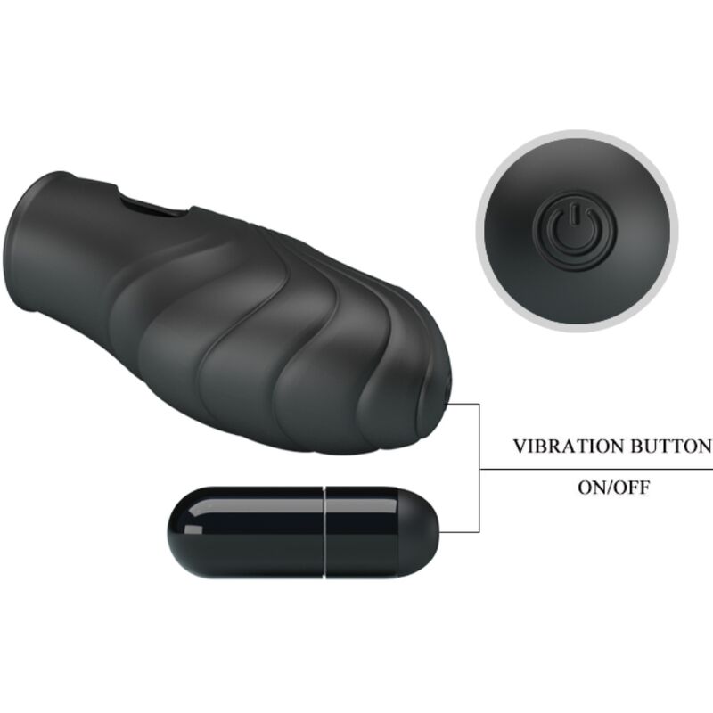 PRETTY LOVE - LICH SILICONE DEDO VIBRADOR PRETO - Image 8