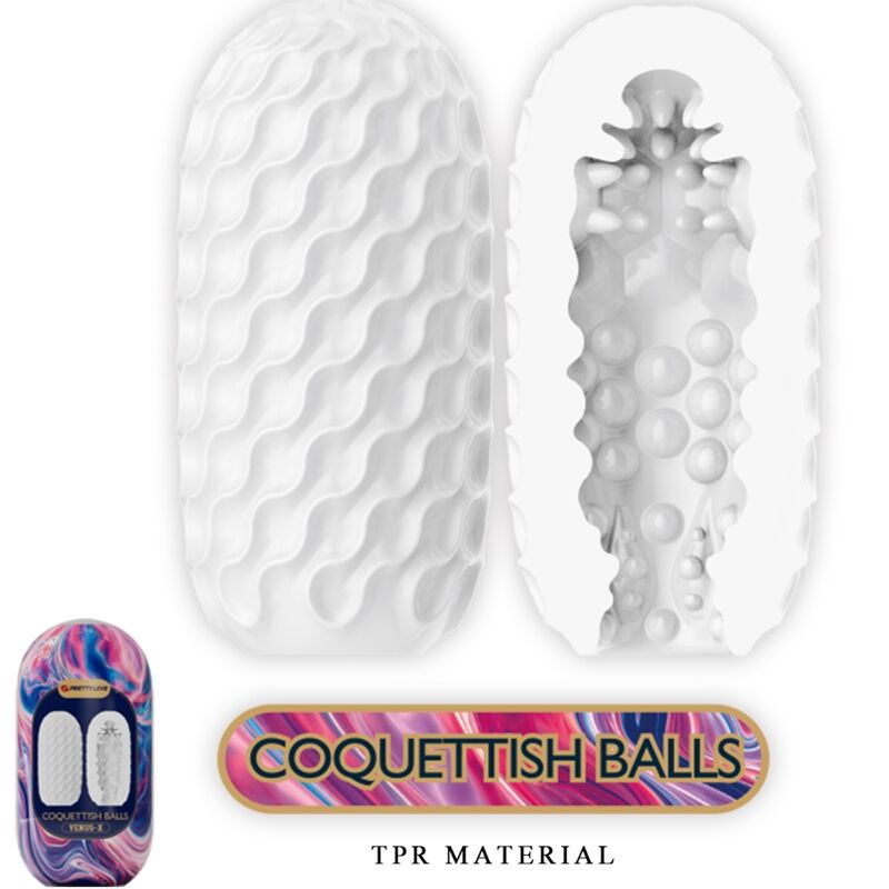 PRETTY LOVE - VENUS X 15 MASTURBATEURS HOMMES EN SILICONE BLANC – Image 4