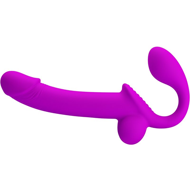 PRETTY LOVE - STIMULATEUR DOUBLE STRAP-ON KELPIE VIOLET – Image 2