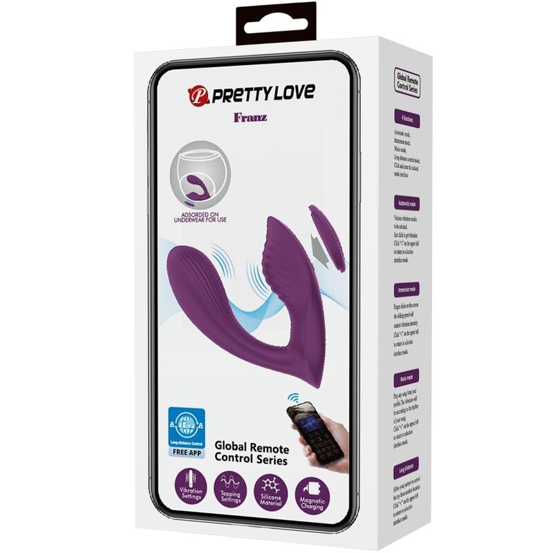 PRETTY LOVE - FRANZ MASSEUR ET VIBRATEUR APPLICATION GRATUITE VIOLET – Image 7