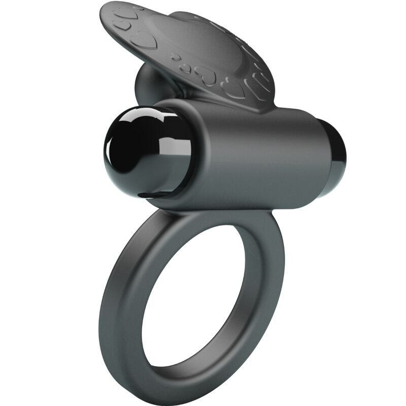 PRETTY LOVE - BAGUE VIBRANTE DEBONAIRE LAPIN 10 VIBRATIONS NOIRE – Image 6