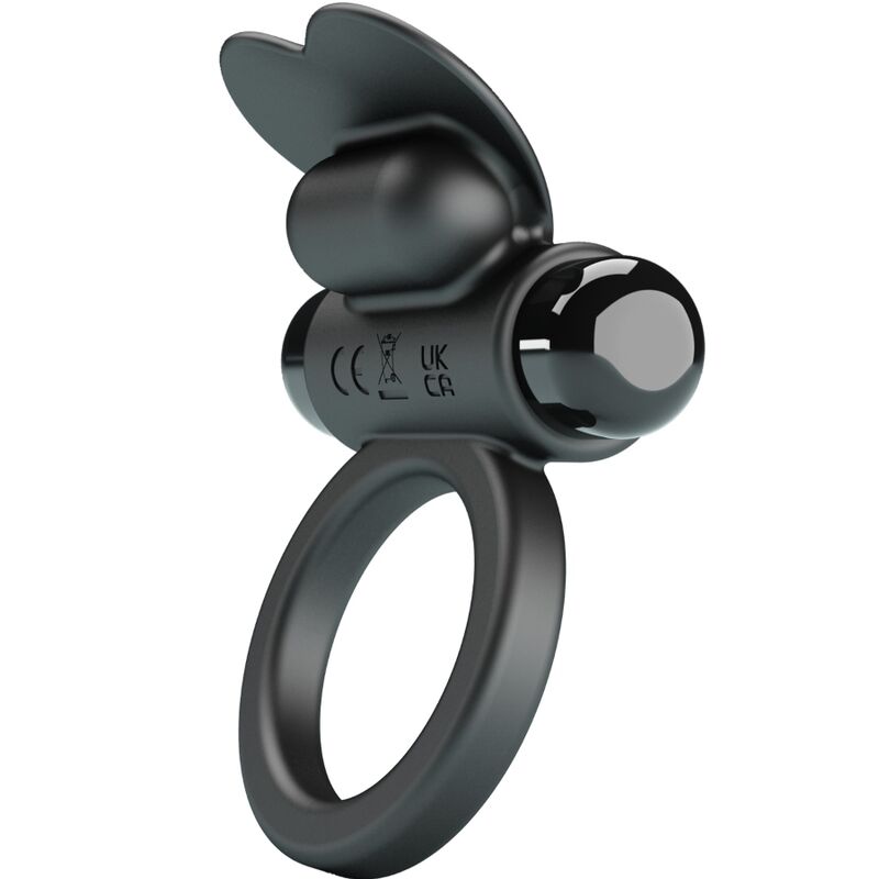 PRETTY LOVE - BAGUE VIBRANTE DEBONAIRE LAPIN 10 VIBRATIONS NOIRE – Image 7