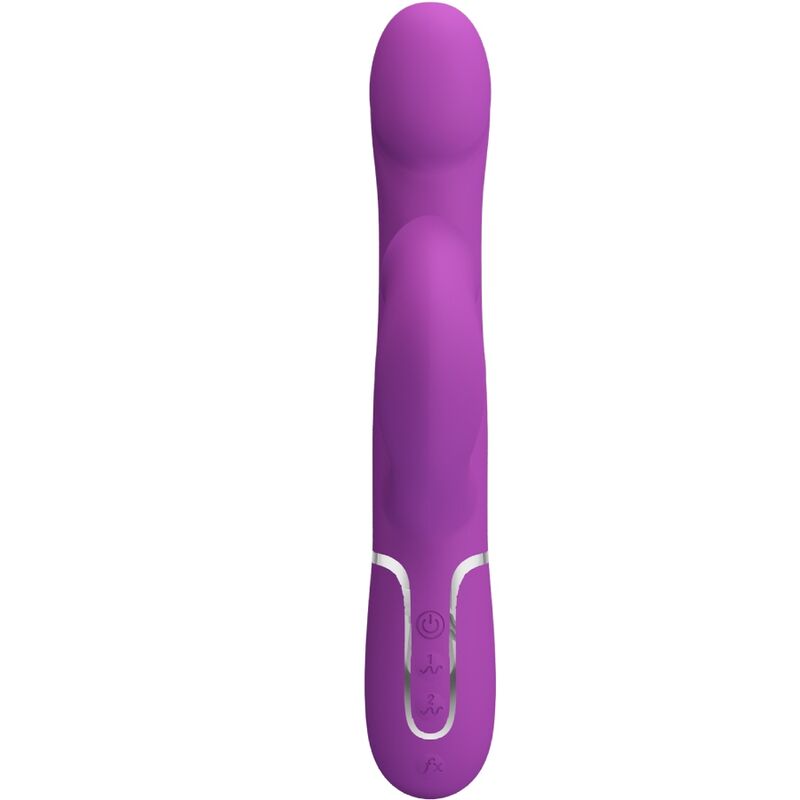 PRETTY LOVE - VIBRATEUR ET STIMULATEUR MULTIFONCTION 4 EN 1 VIOLET – Image 3