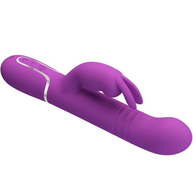 PRETTY LOVE - VIBRATEUR LAPIN MULTIFONCTION COALE 4 EN 1 VIOLET – Image 4
