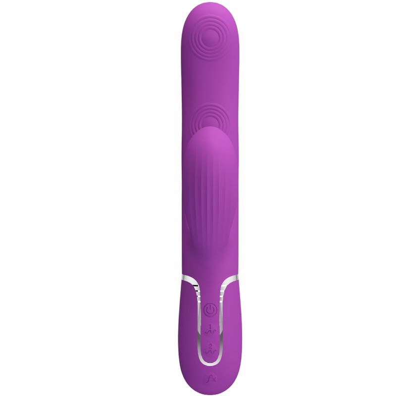 PRETTY LOVE - VIBRATEUR LAPIN MULTIFONCTION 3 EN 1 PERLITA VIOLET – Image 2