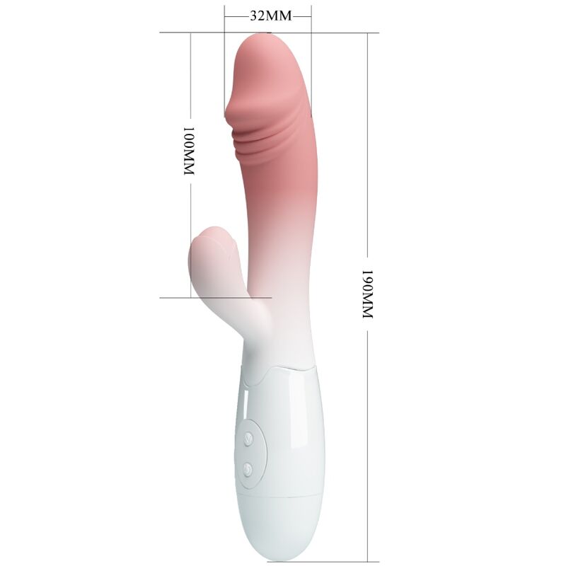 PRETTY LOVE - SNAPPY RABBIT VIBRATOR 30 VIBRATIONEN ROSA – Bild 5