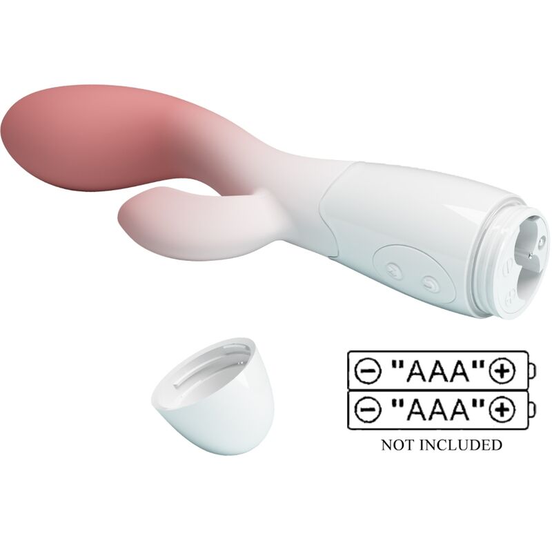 PRETTY LOVE - VIBRATEUR POINT G LUMINEUX + STIMULATEUR DE CLITORIS 30 VIBRATIONS ROSE – Image 6
