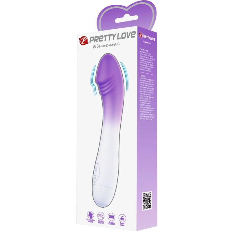 PRETTY LOVE - VIBRATEUR ELEMENTAL POINT G 30 VIBRATIONS VIOLET – Image 6