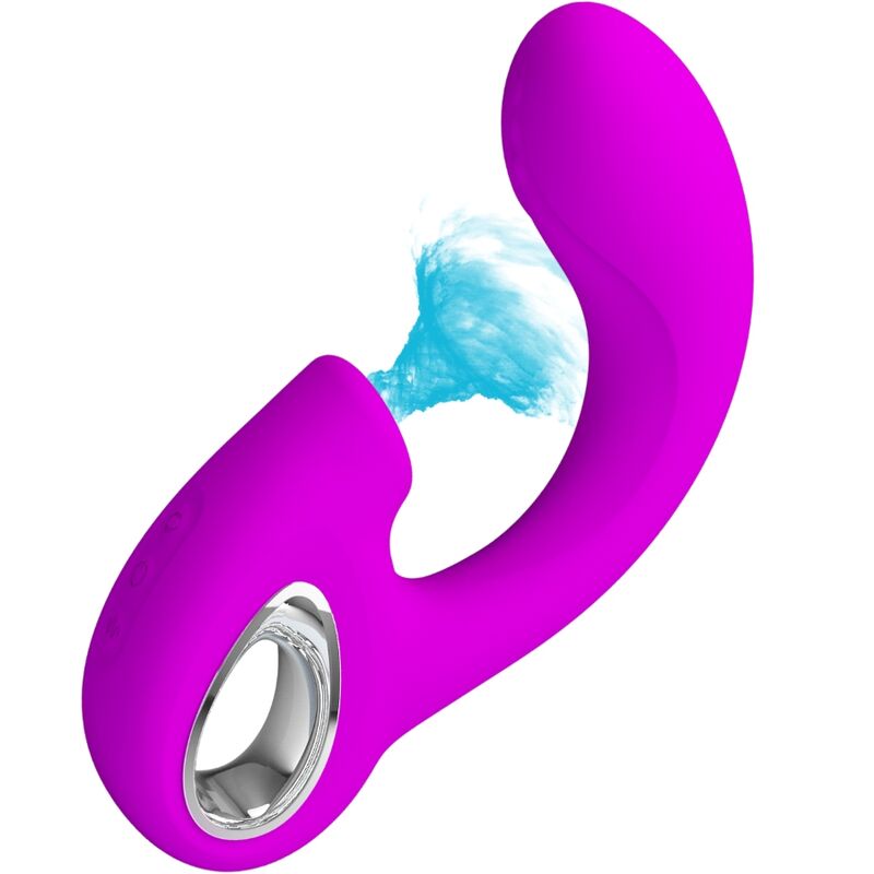 PRETTY LOVE - SIBEL VIBRATEUR POINT G + STIMULATEUR CLITORIS SIBEL 10 VIBRATIONS VIOLET – Image 6