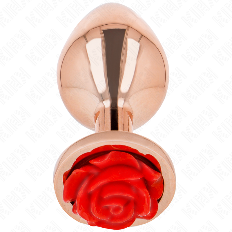KINK - PLUG ANAL ORO ROSADO ROSA ROJA S - Imagen 5