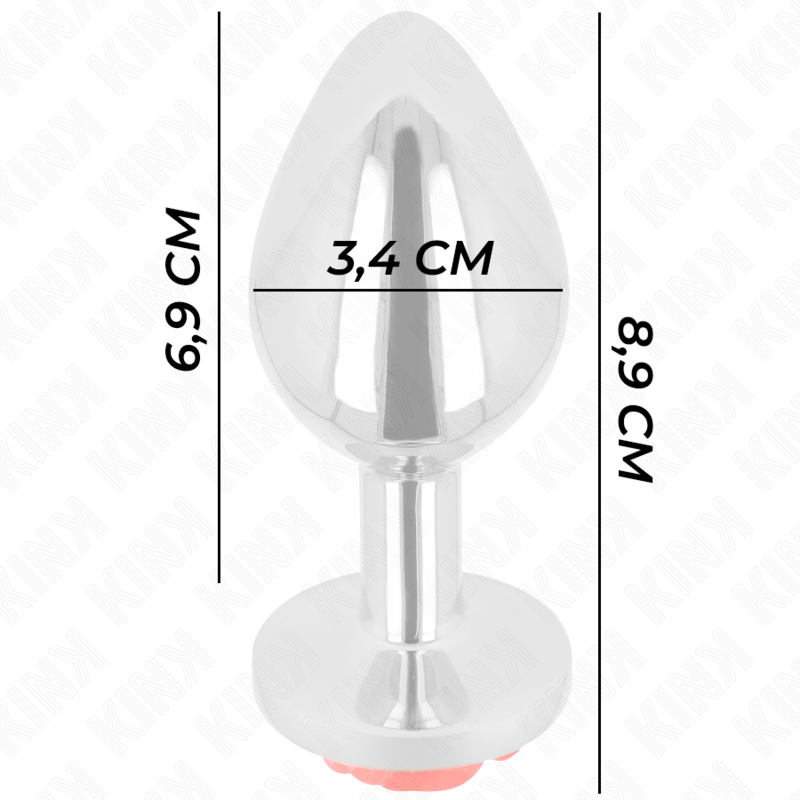 KINK - PLUG ANAL ROSE RED SIZE M - Image 2