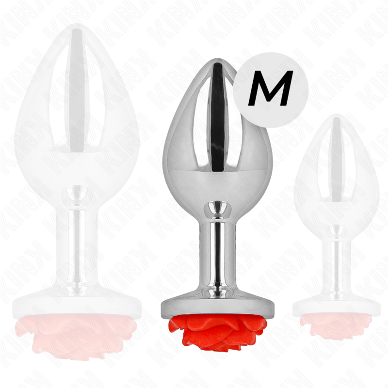 KINK - PLUG ANAL ROSE RED SIZE M - Image 4
