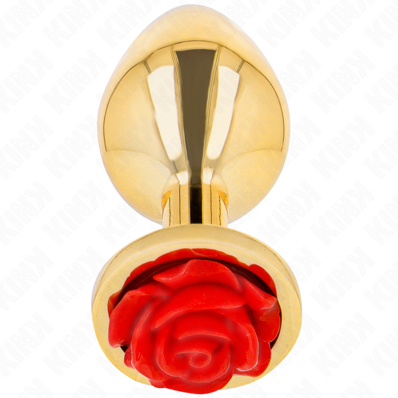 KINK - PLUG ANALE ORO ROSA ROSSO TAGLIA S - immagine 2