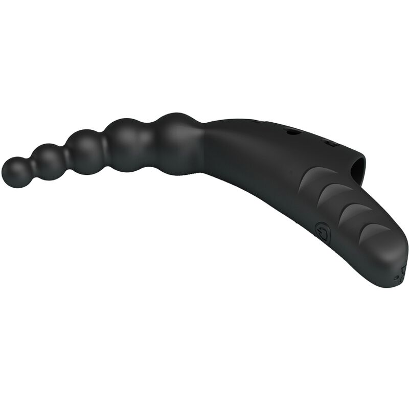 PRETTY LOVE - JORDIN VIBRADOR DE DEDO 10 VIBRACIONES NEGRO - Imagen 6