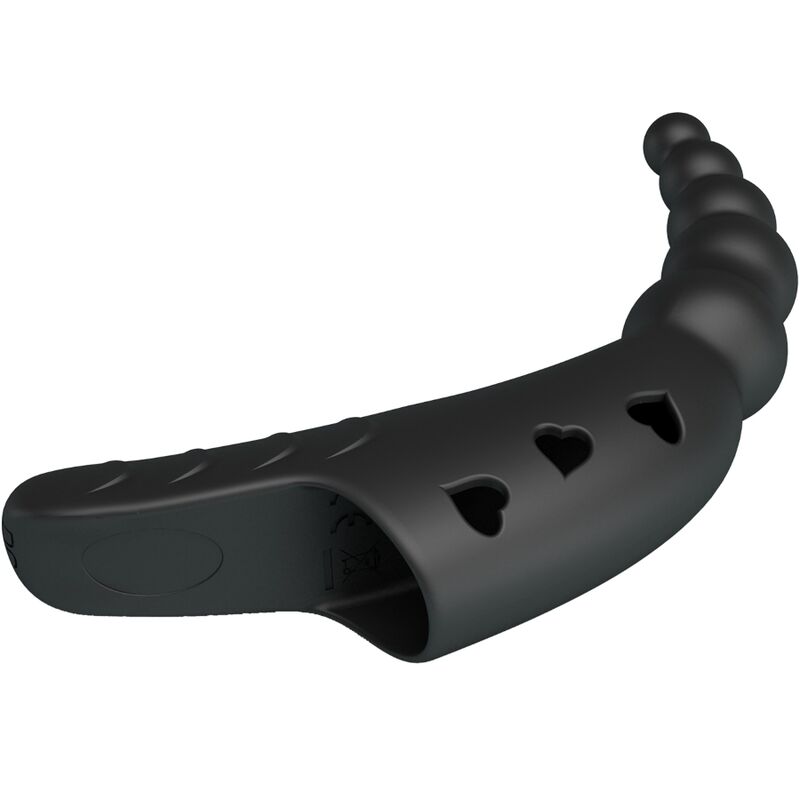 PRETTY LOVE - JORDIN VIBRADOR DE DEDO 10 VIBRACIONES NEGRO - Imagen 7