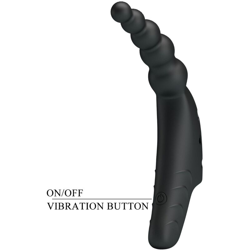 PRETTY LOVE - JORDIN VIBRADOR DE DEDO 10 VIBRACIONES NEGRO - Imagen 10