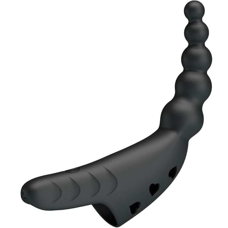 PRETTY LOVE - JORDIN VIBRADOR DE DEDO 10 VIBRACIONES NEGRO - Imagen 2
