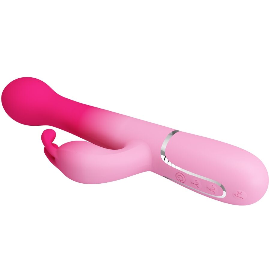 PRETTY LOVE - VIBRATEUR LAPIN MULTIFONCTION 3 EN 1 DEJON ROSE – Image 9
