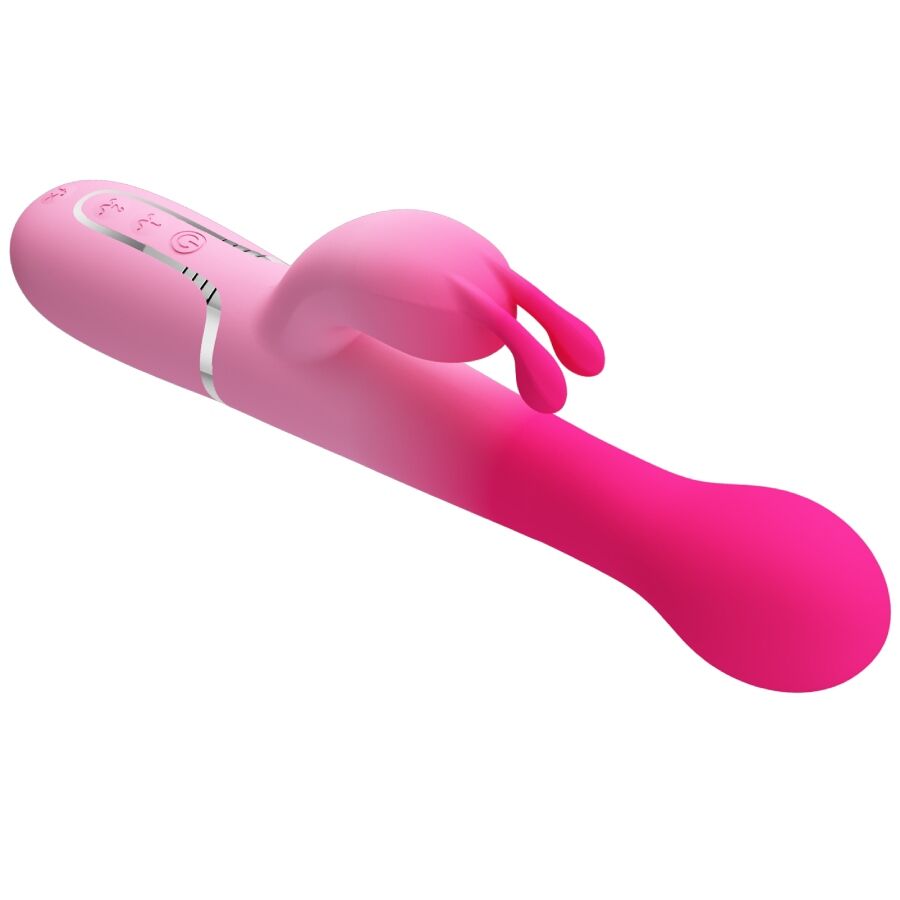 PRETTY LOVE - VIBRATEUR LAPIN MULTIFONCTION 3 EN 1 DEJON ROSE – Image 6