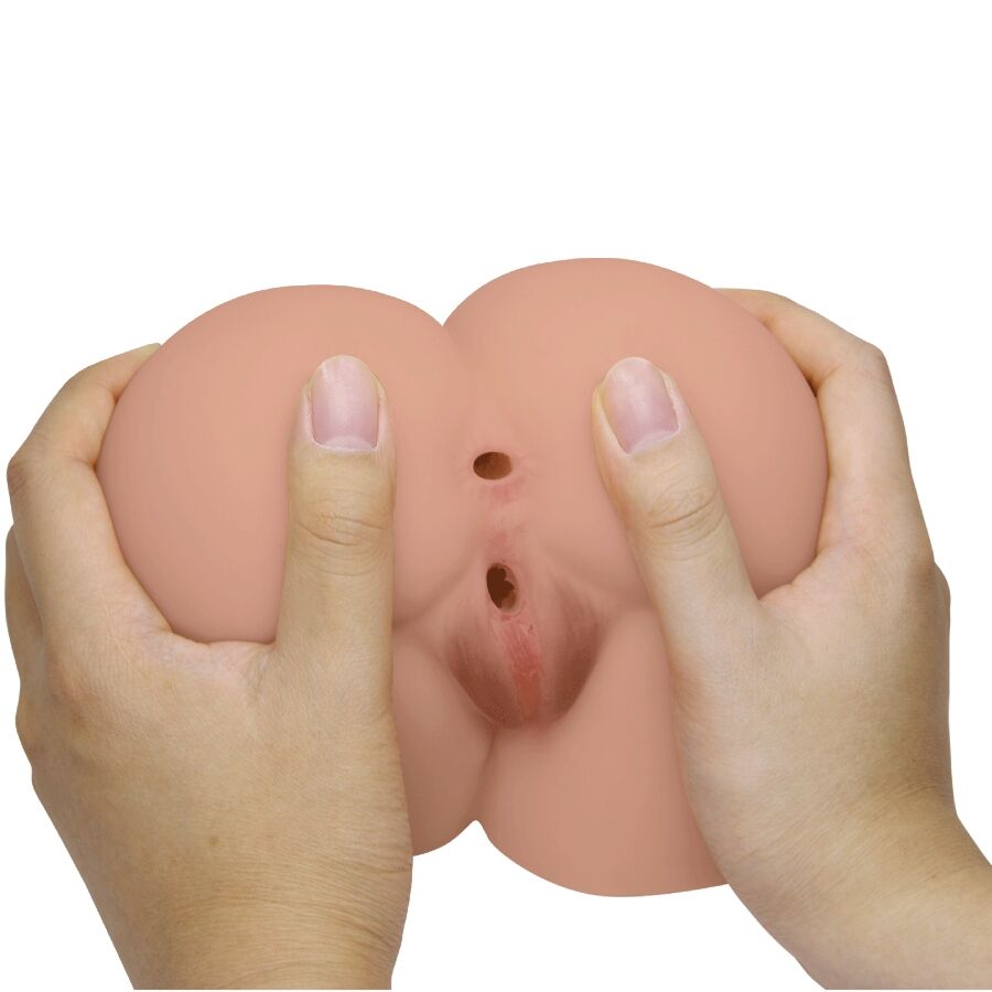 CRAZY BULL - BERNACE TRASERO VIBRADOR CON VAGINA Y ANO REALÍSTICO NATURAL CONTROL REMOTO - Imagen 7