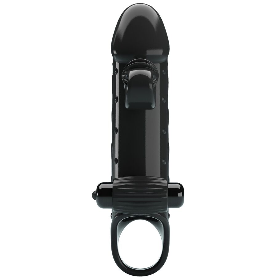 ROMANCE - FUNDA PARA PENE CON VIBRACIÓN NEGRO - Imagen 9