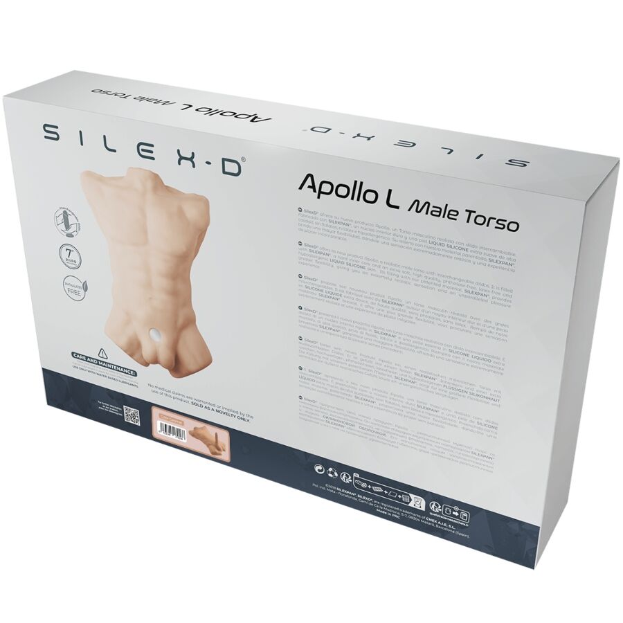 SILEXD - APOLLO L TORSO MASCHILE REALISTICO CARAMELLO - immagine 5