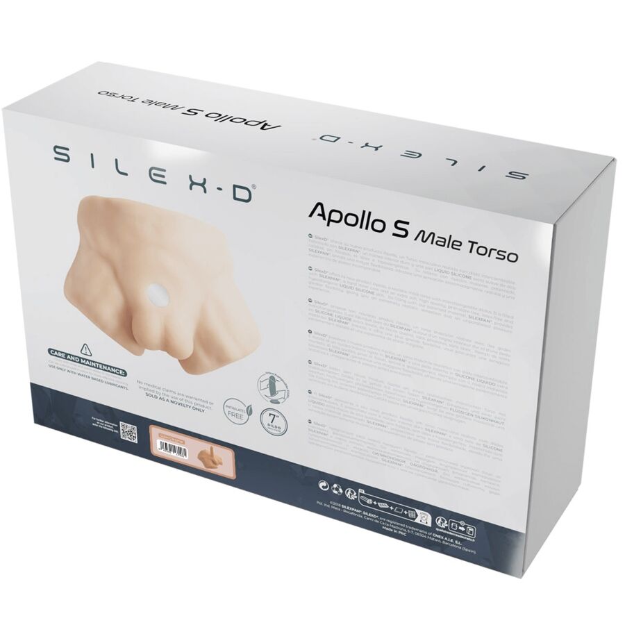 SILEXD - APOLLO S REALISTISCHER MÄNNLICHER HALBTORSO KARAMELL – Bild 7