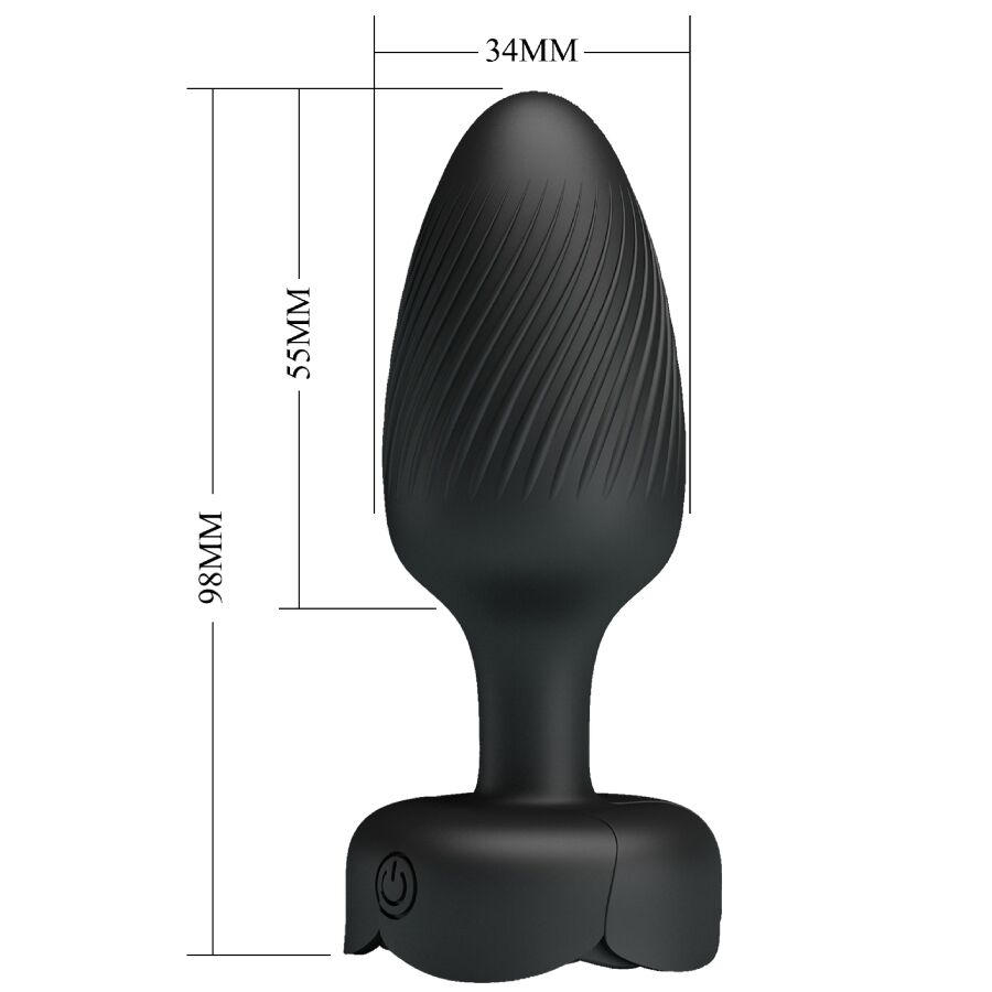 PRETTY LOVE - OSBORN PLUG ANAL CON LUZ LED 9.8 CM - Imagen 5