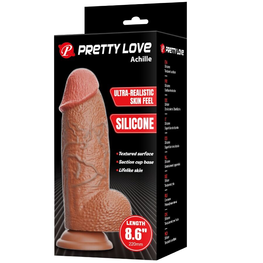 PRETTY LOVE - ACHILLE ULTRA REALISTISCHER DILDO 22 CM – Bild 5
