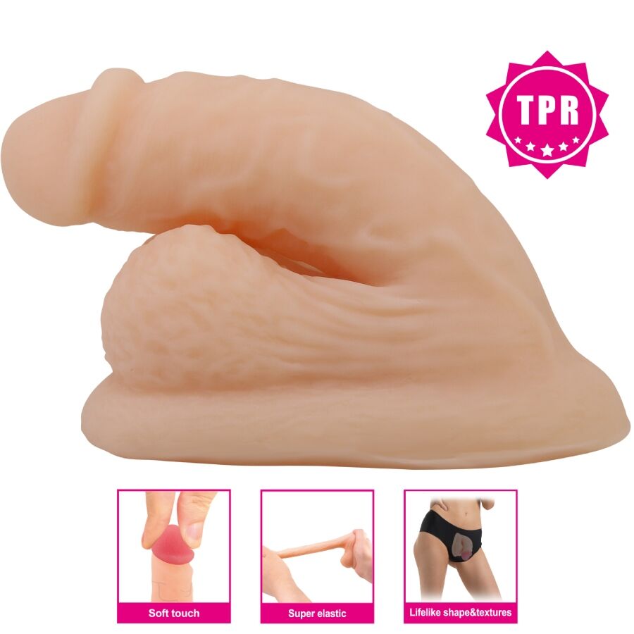 PRETTY LOVE - WILDON ULTRA REALISTISCHER UND ELASTISCHER DILDO 10 CM NATUR – Bild 7