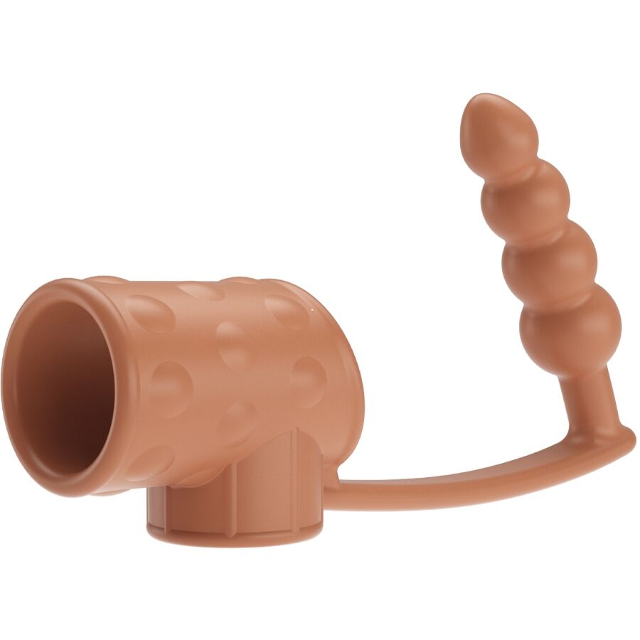 PRETTY LOVE - FUNDA PARA PENE CON PLUG ANAL NATURAL - Imagen 2