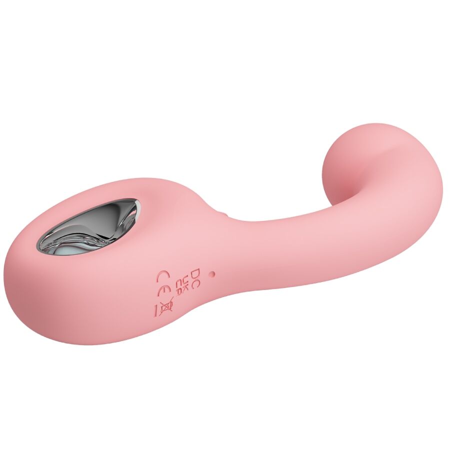PRETTY LOVE - VIBRATEUR POINT G + STIMULATEUR DE CLITORIS ERYNNYES 10 VIBRATIONS ROSE – Image 8