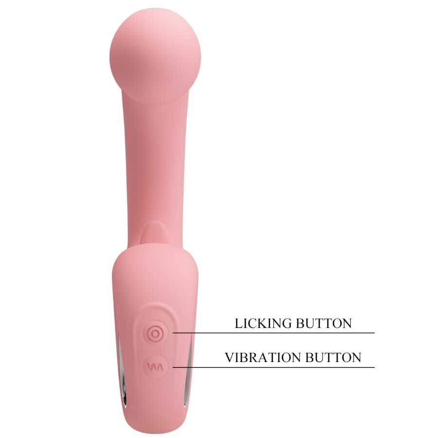 PRETTY LOVE - VIBRATEUR POINT G + STIMULATEUR DE CLITORIS ERYNNYES 10 VIBRATIONS ROSE – Image 10