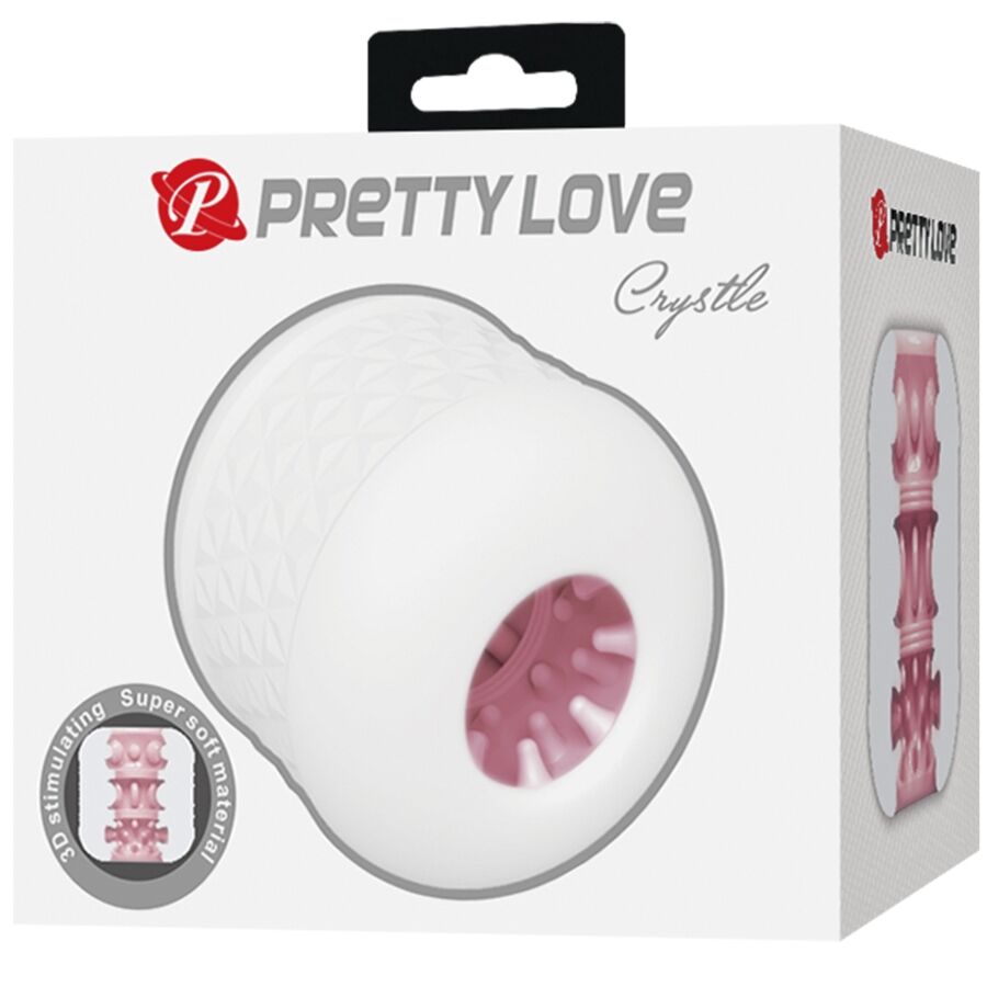 PRETTY LOVE - CRYSTLE MÄNNLICHER MASTURBATOR WEISS – Bild 5