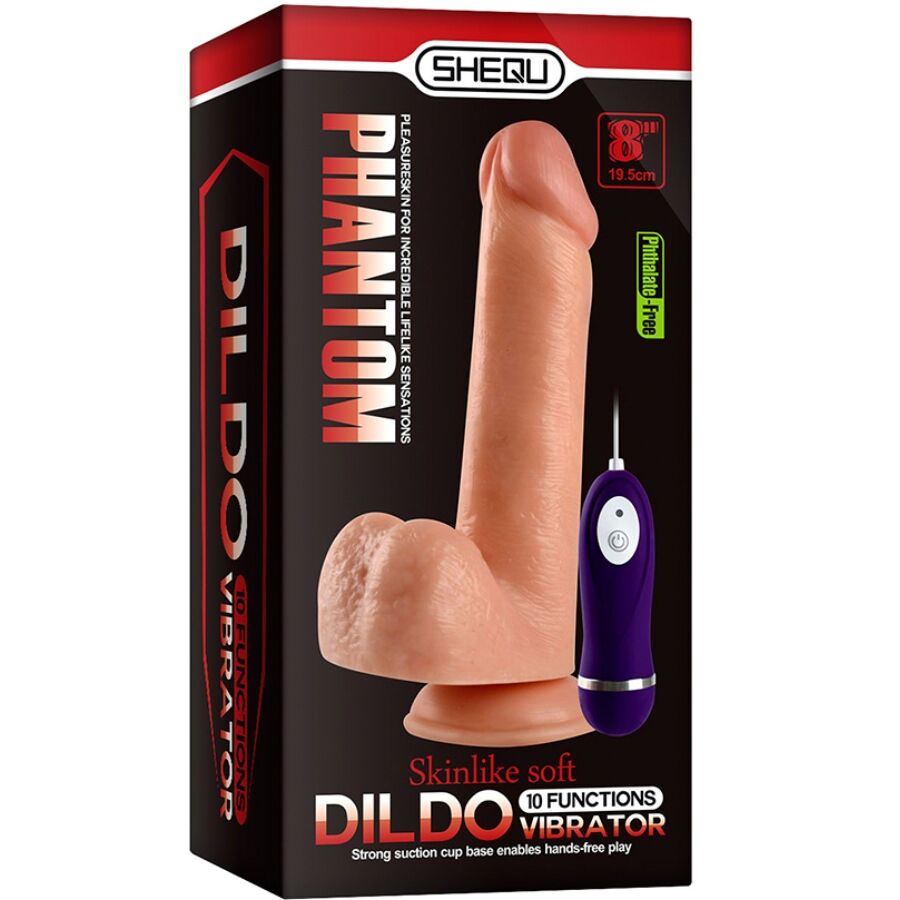 SHEQU - ADAM VIBRADOR DILDO COM CONTROLE REMOTO 21 CM - Image 7