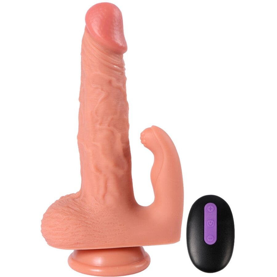 SHEQU - HAYDEN DILDO ET STIMULATEUR DE CLITORIS AVEC VIBRATION ET TÉLÉCOMMANDE 16 CM – Image 8