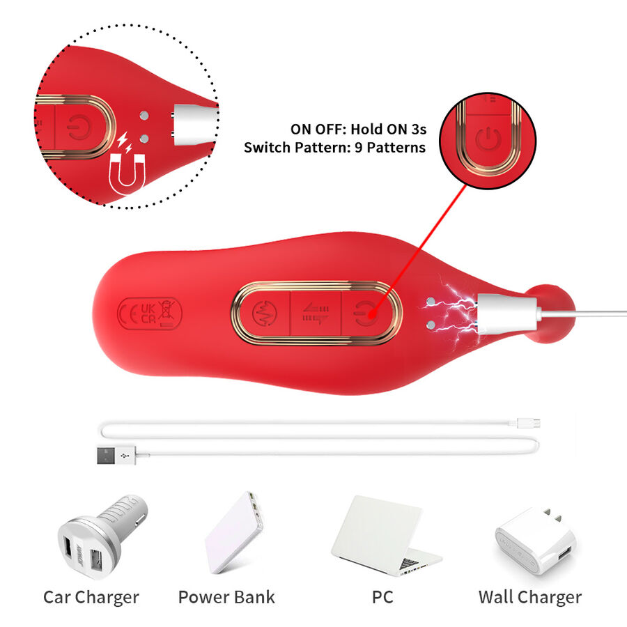 ARMONY - ANALVIBRATOR PANTY C UND G-SPOT STIMULATOR FERNBEDIENUNG ROT – Bild 2