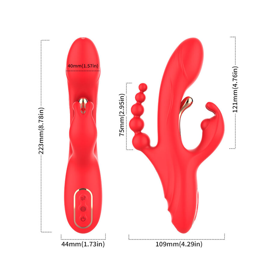 ARMONY - STIMULATEUR DE POINT G ET DE CLITORIS VIBRATEUR ROUGE – Image 6