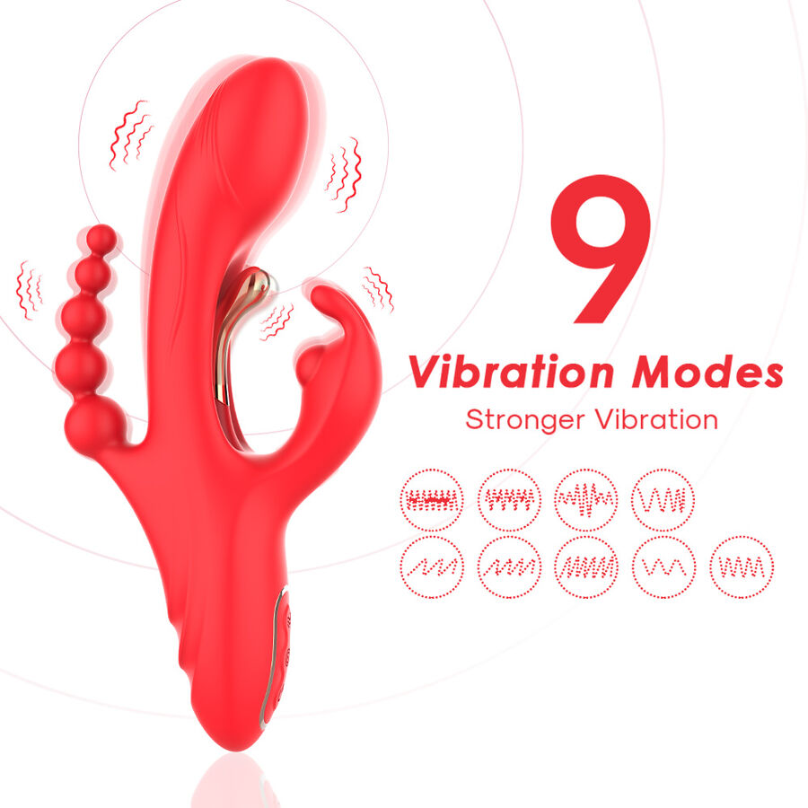 ARMONY - STIMULATEUR DE POINT G ET DE CLITORIS VIBRATEUR ROUGE – Image 3
