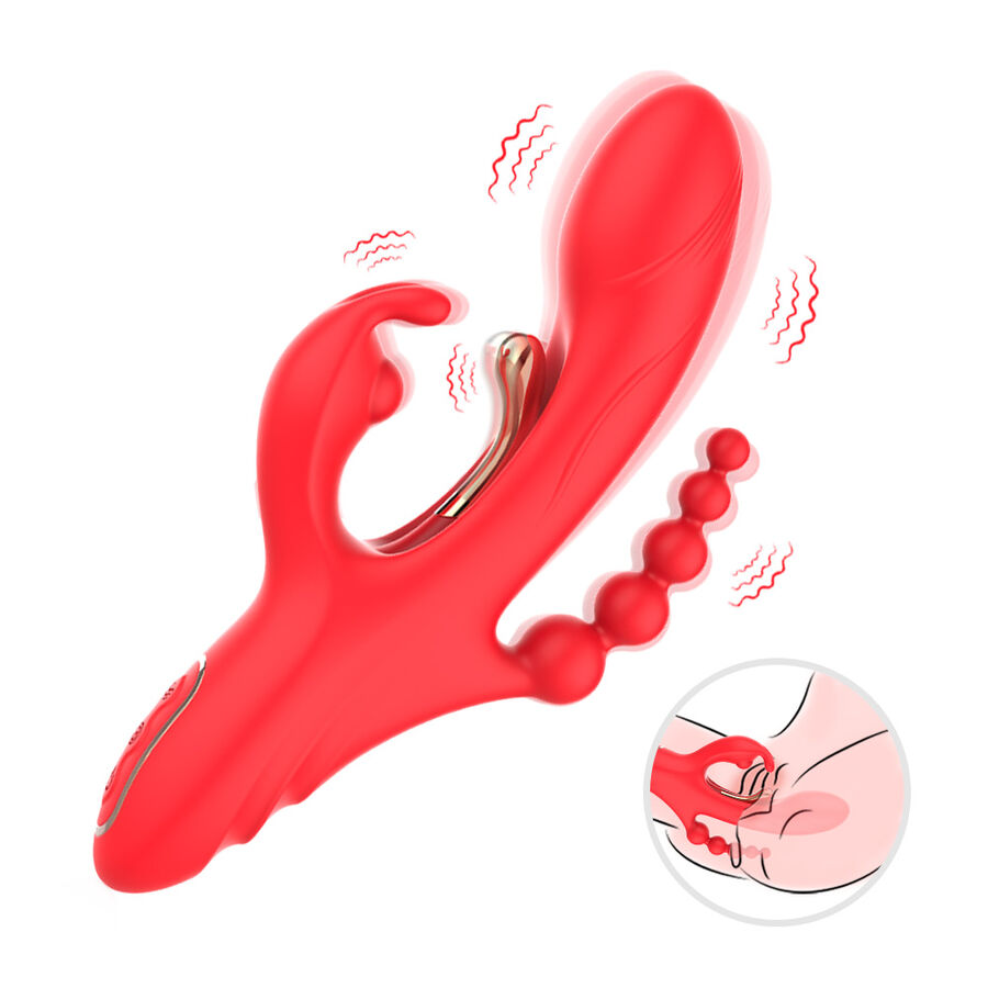 ARMONY - STIMULATEUR DE POINT G ET DE CLITORIS VIBRATEUR ROUGE – Image 2