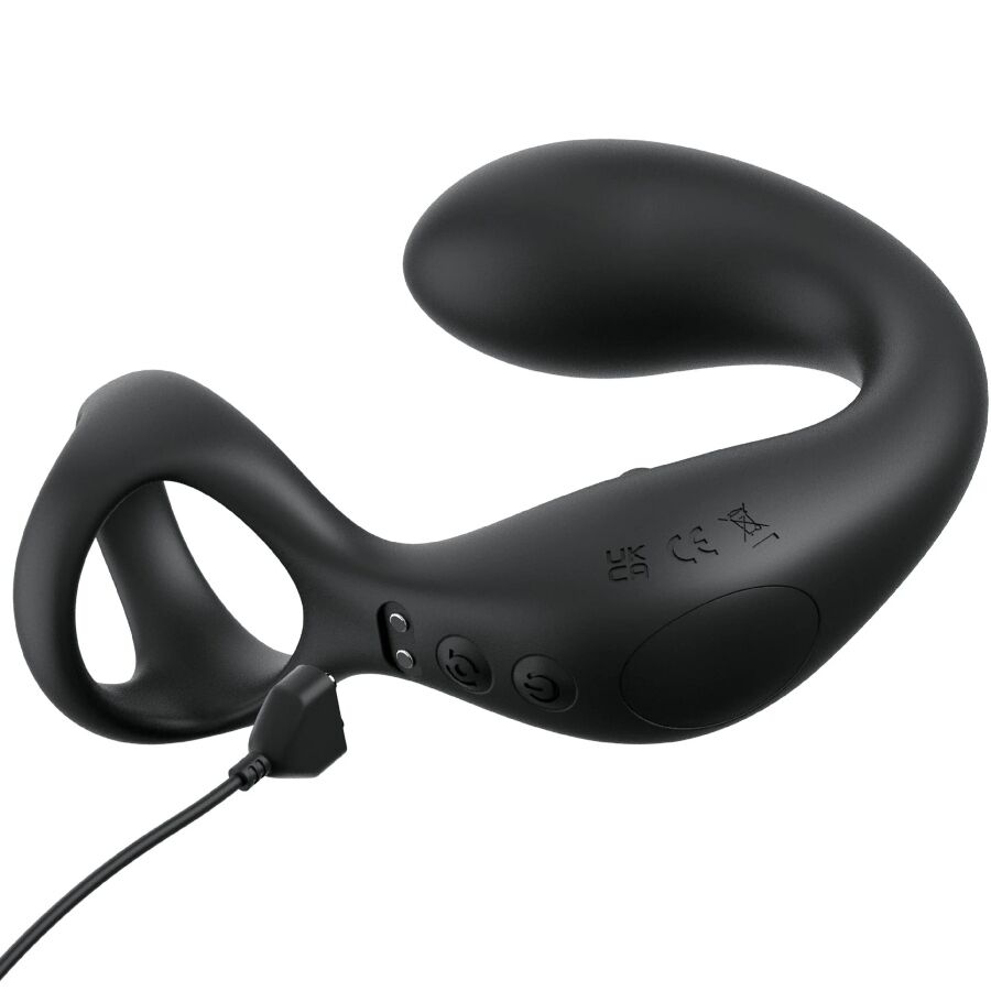 MASAJEADOR DE PRÓSTATA CON ANILLO VIBRADOR Y CONTROL REMOTO - Imagen 3