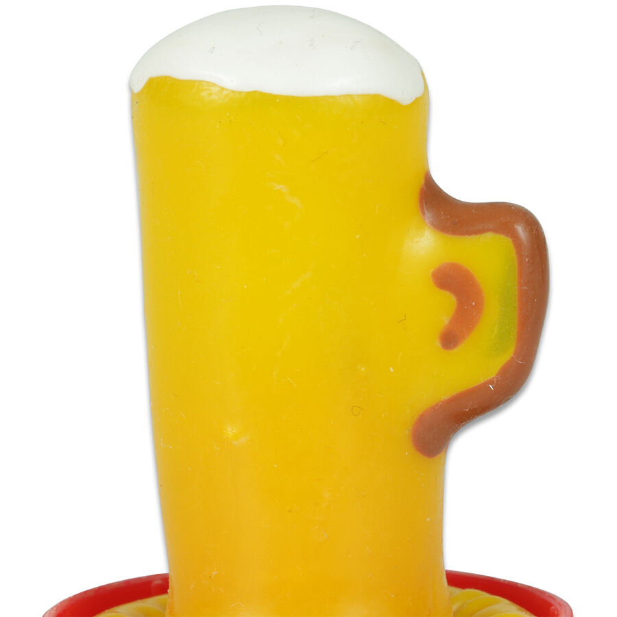 CONDOMERIE - PRESERVATIVI NOVITÀ DIPINTI A MANO BICCHIERE DI BIRRA - immagine 2