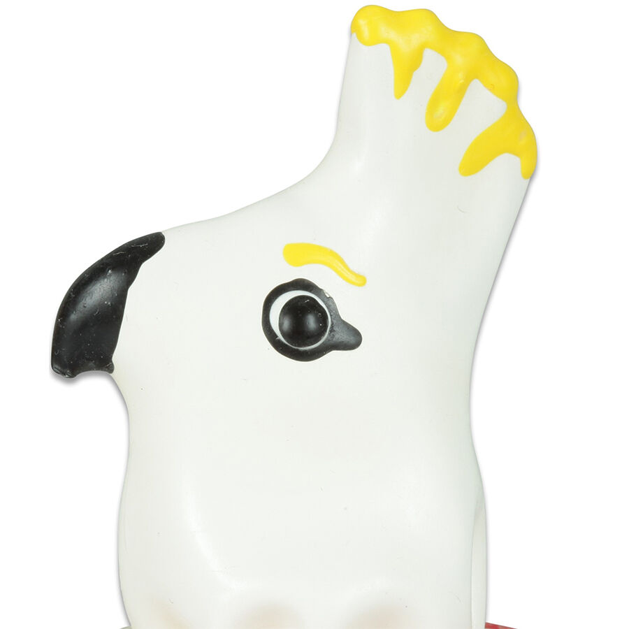 CONDOMERIE - HANDPAINTED NOVELTY CONDOMS PARROT WHITE - Image 2