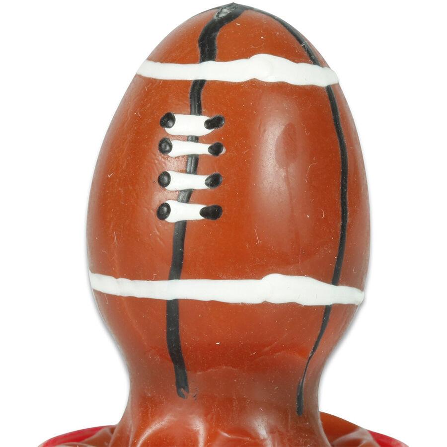 CONDOMERIE - PRESERVATIVO DECORATIVO PINTADO A MANO PELOTA DE RUGBY - Imagen 2