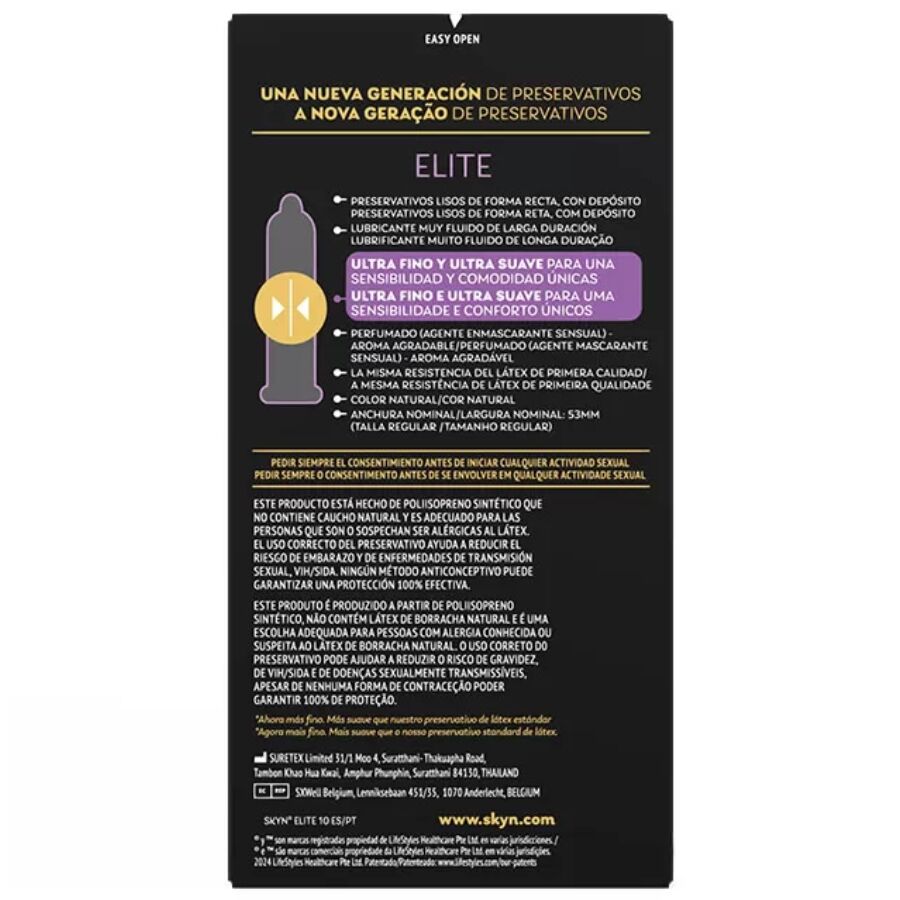 SKYN - ELITE ULTRA-THIN CONDOMS 10 UNITS - Image 3