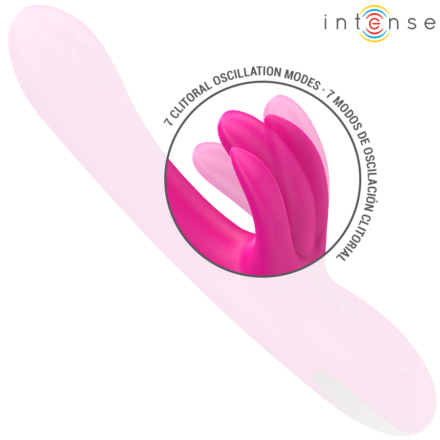 INTENSE - BRITNEY MULTIFUNCTION RABBIT VIBRATOR 23 CM PINK - Image 5
